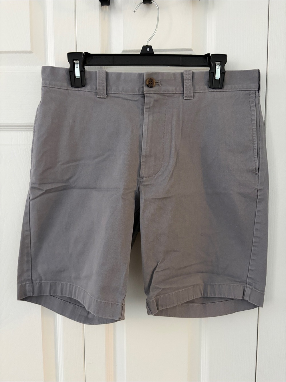 J. Crew Men's Light Gray Flat Front Shorts